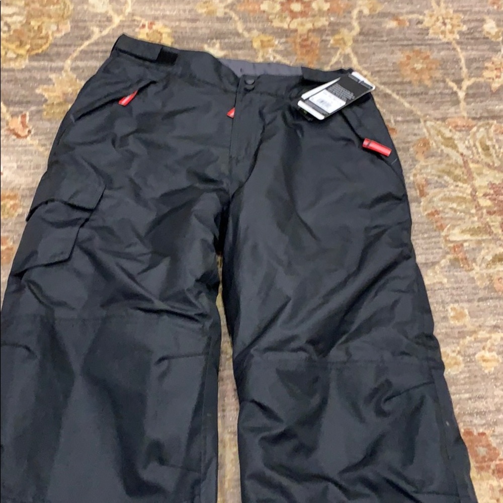 New champion boys black ski pants with tags